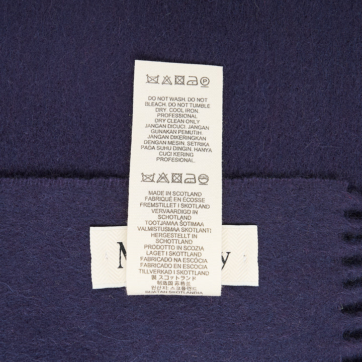 Small Solid Merino Wool Scarf