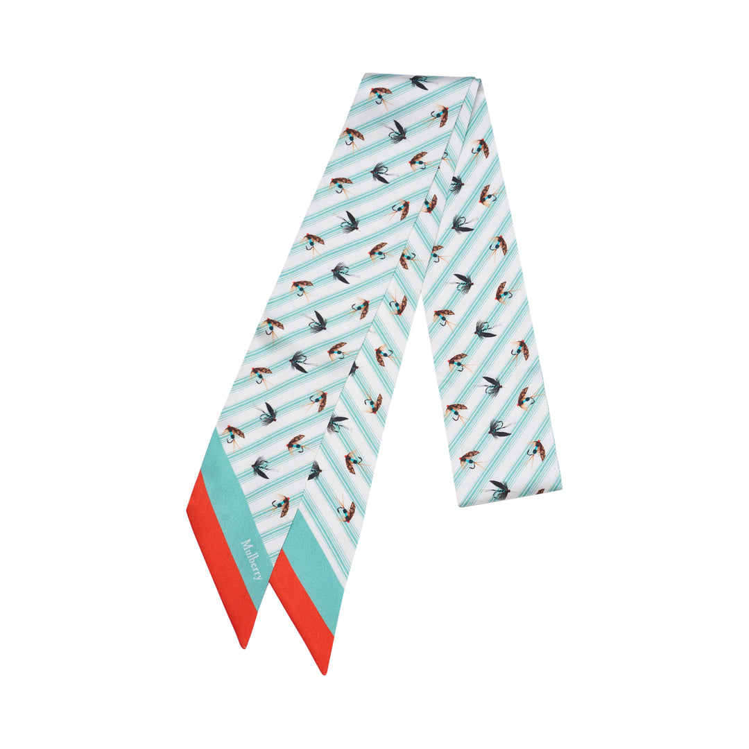 Feather Lure Skinny Scarf