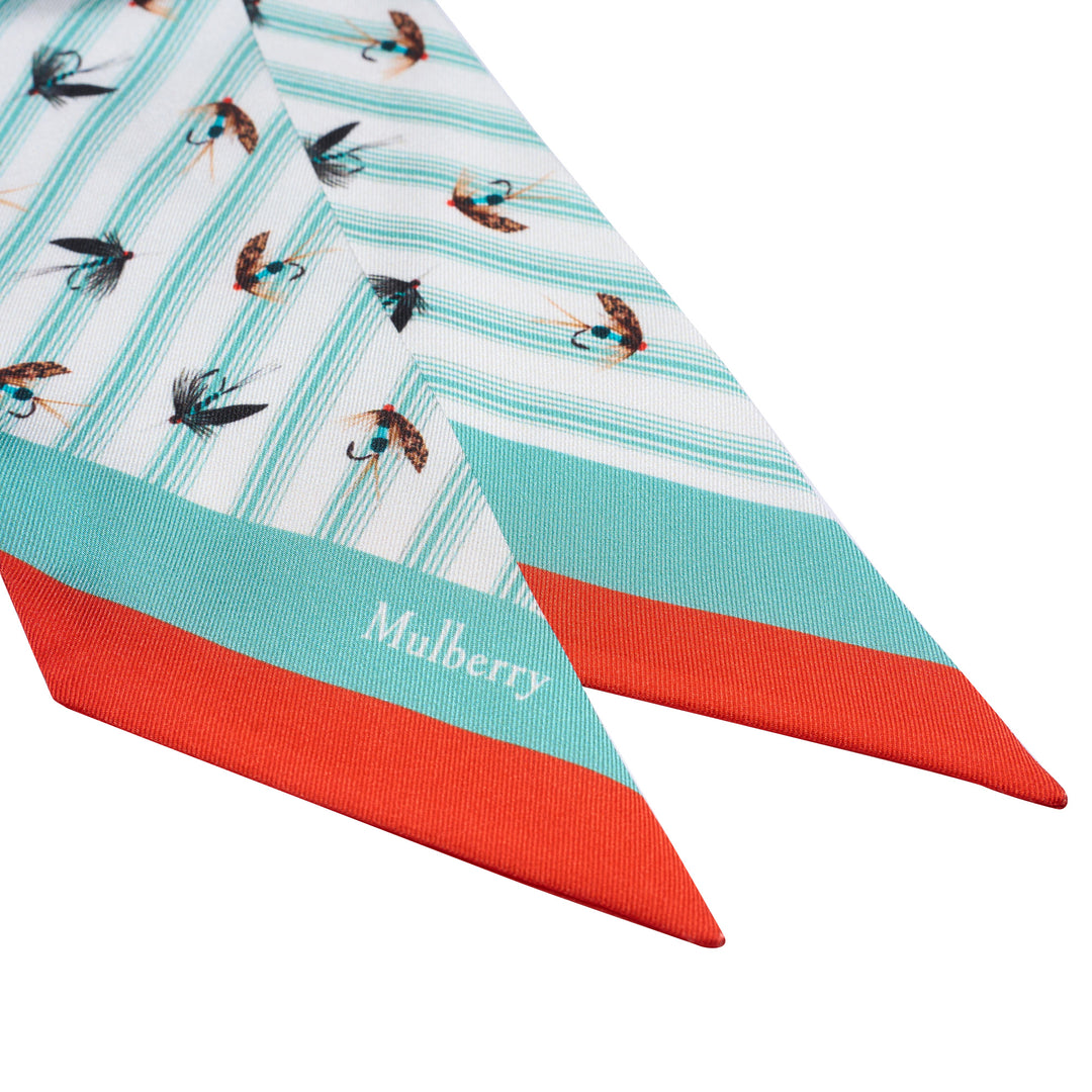 Feather Lure Skinny Scarf