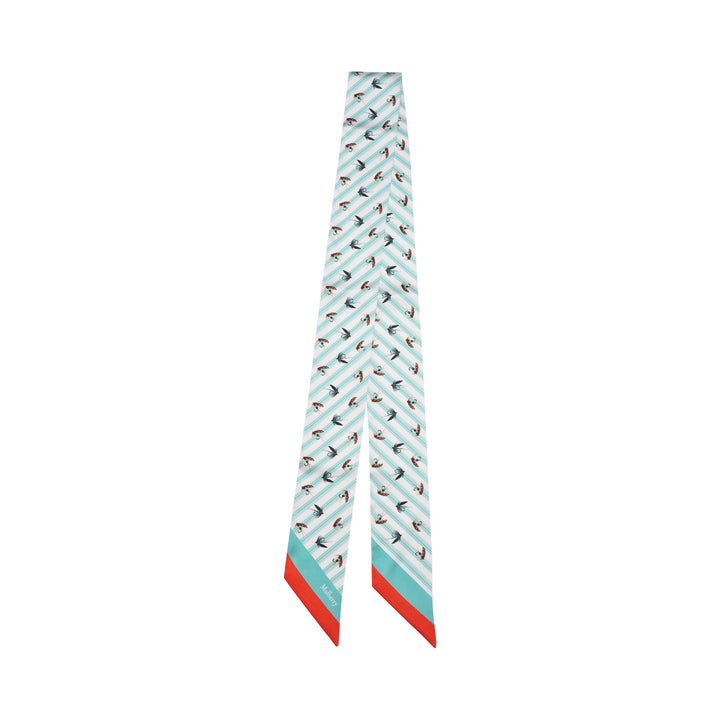 Feather Lure Skinny Scarf