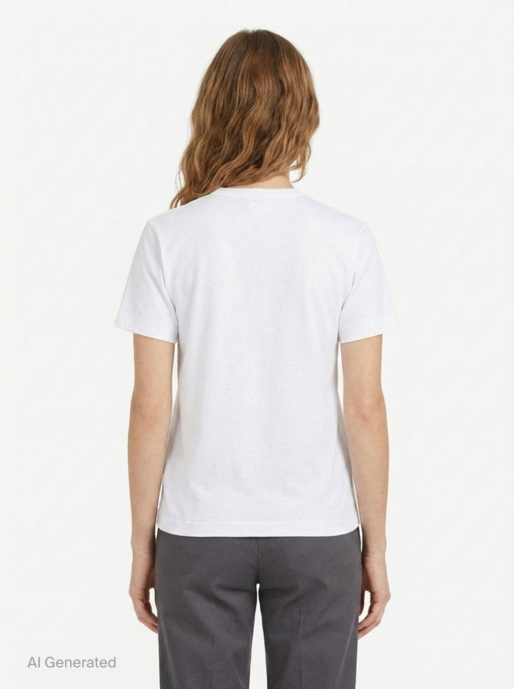 Polka Dot Double Heart Short Sleeve Tee | Comme des Garçons PLAY | Club21 - back