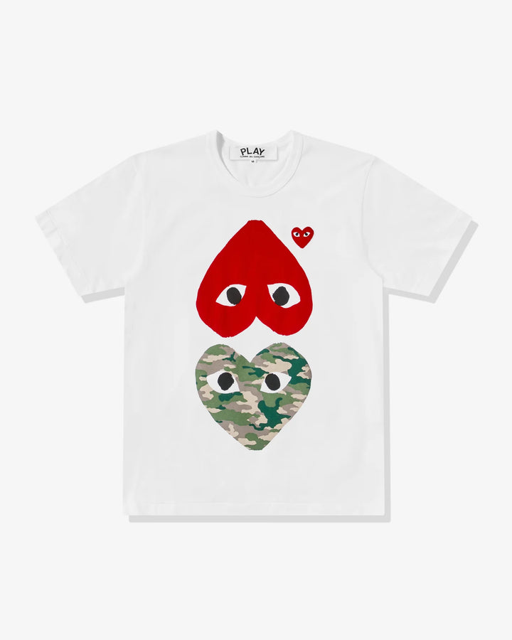 Double Heart Short Sleeve Tee