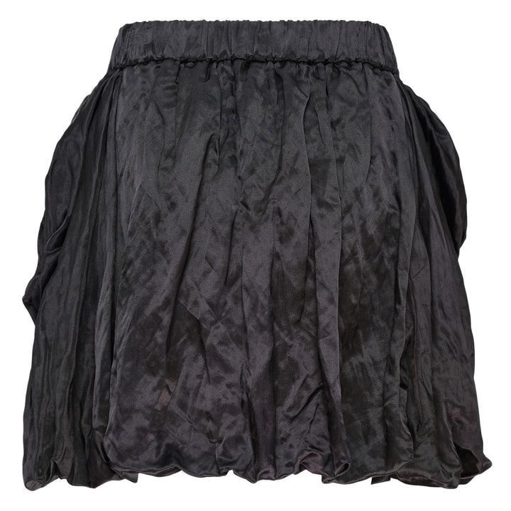 Gathered Mini Skirt