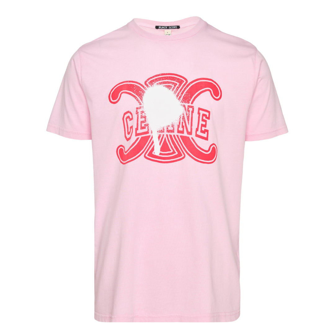 Céline Graphic Crew Neck Tee