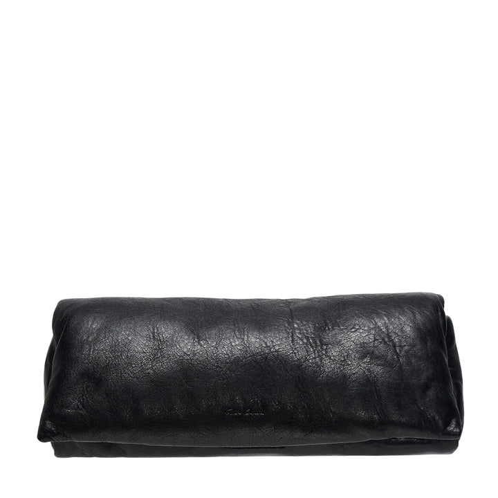 Tumbled Lamb Leather Clutch