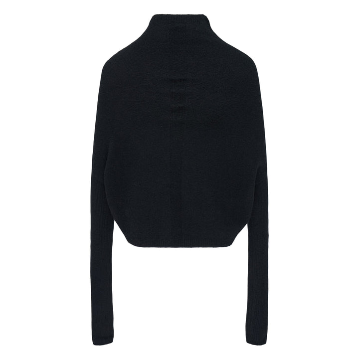 Long Sleeve Crater Felt Cashmere Sweater