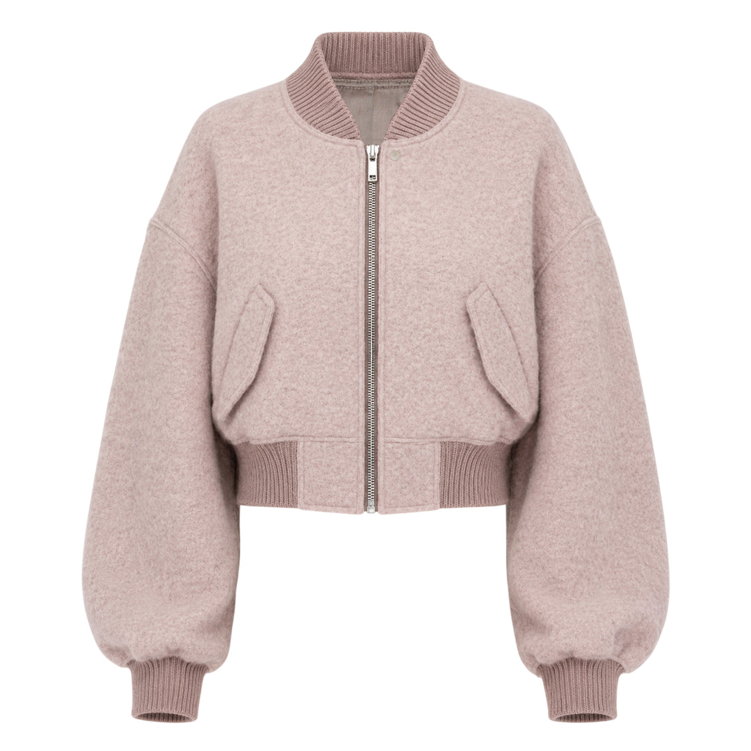 Cropped Flight Washed Blouson