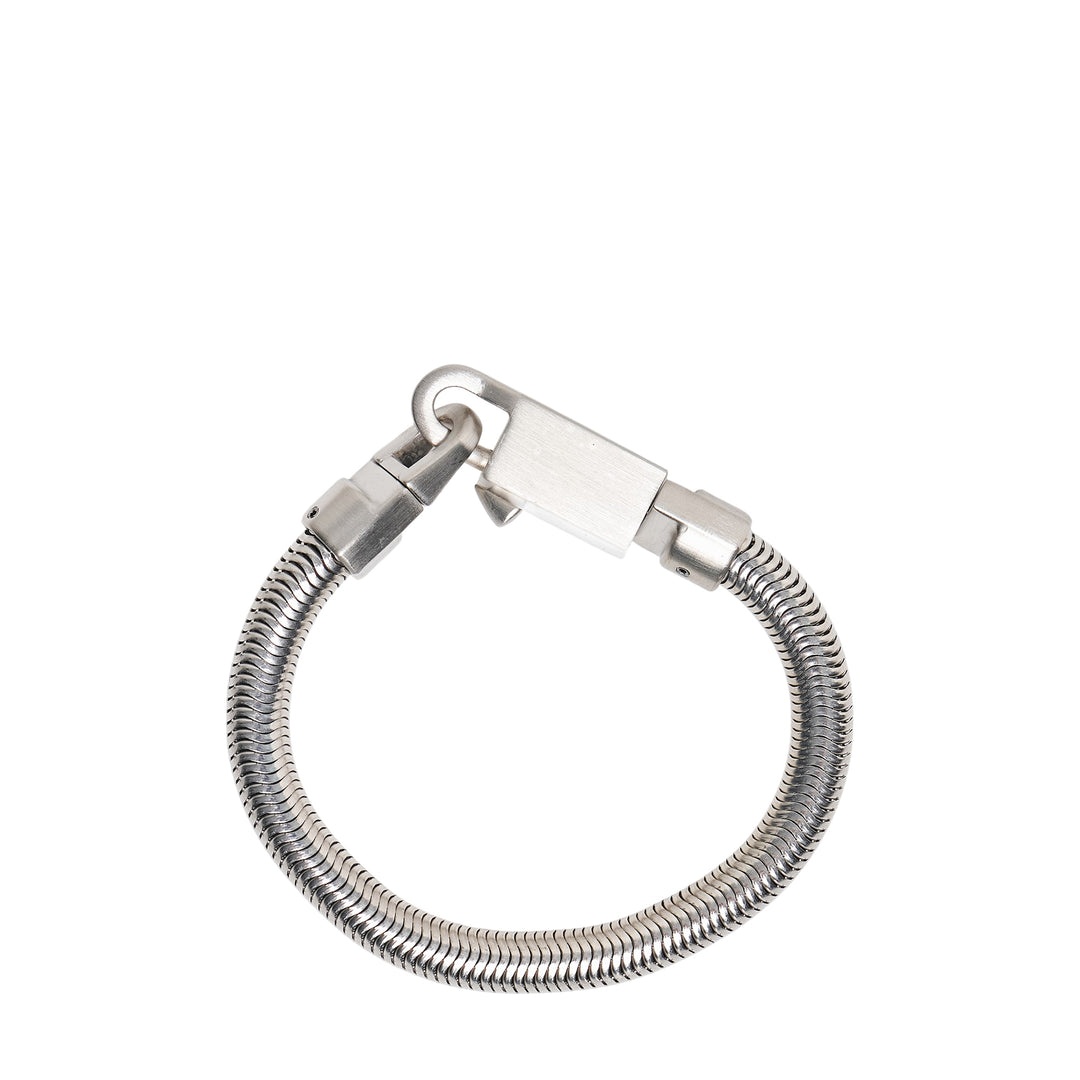 Palladium Tone Snake Bracelet