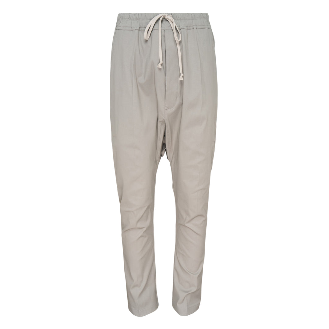 Drawstring Drop-Crotch Long Pants