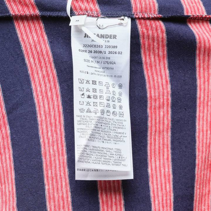 Bicolor Stripe Short Sleeve Tee