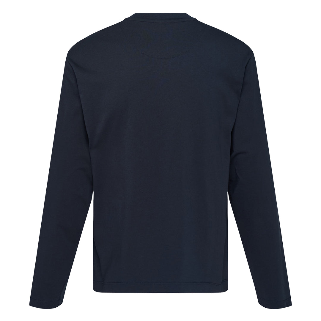 Long Sleeve Embroidered Organic Tee