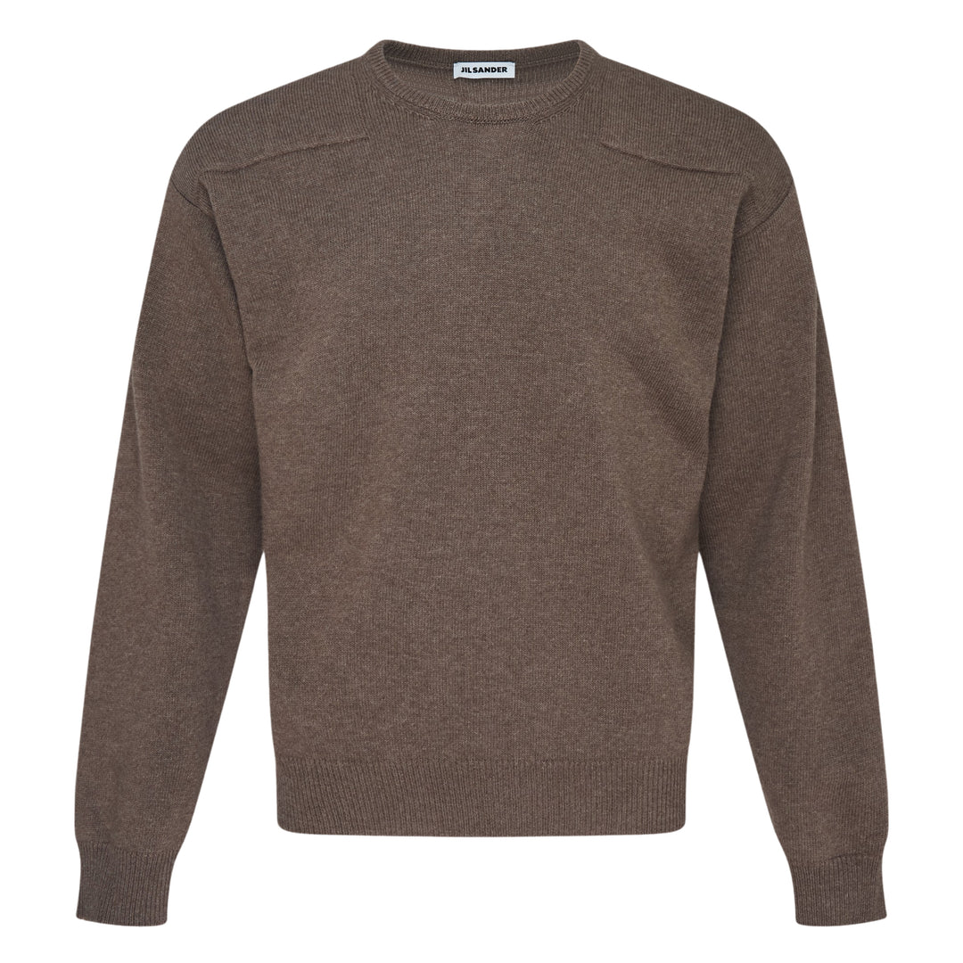 Long Sleeve Wool Crewneck Jumper