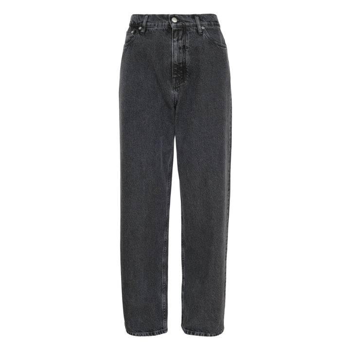 Treated Denim Trousers