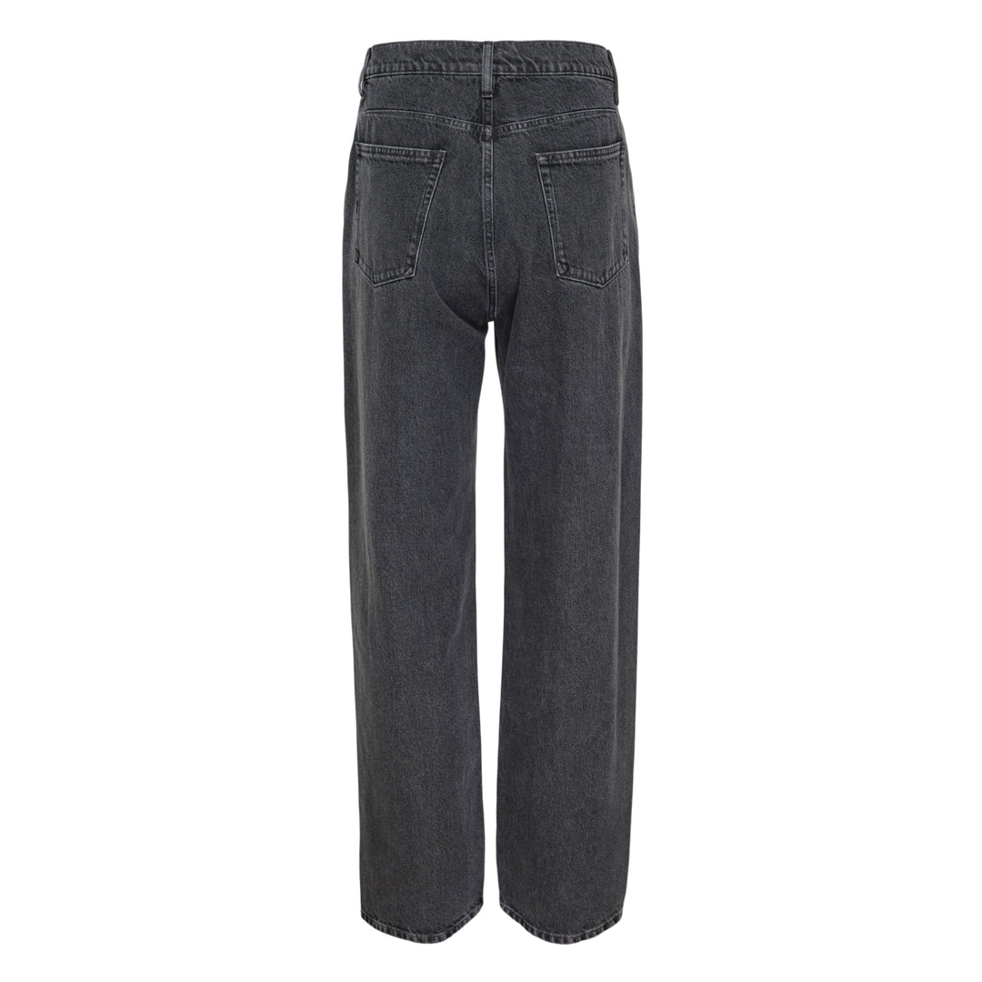 Treated Denim Trousers