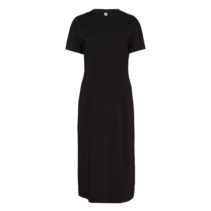 Stretch Viscose Cady Midi Dress