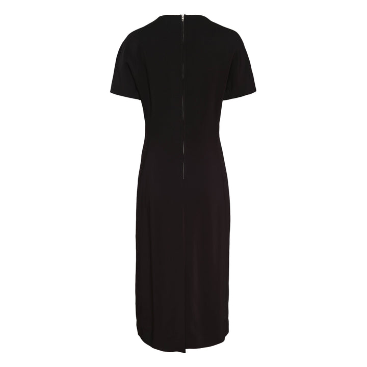 Stretch Viscose Cady Midi Dress