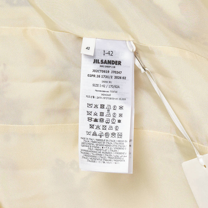 Stretch Viscose Cady Midi Dress