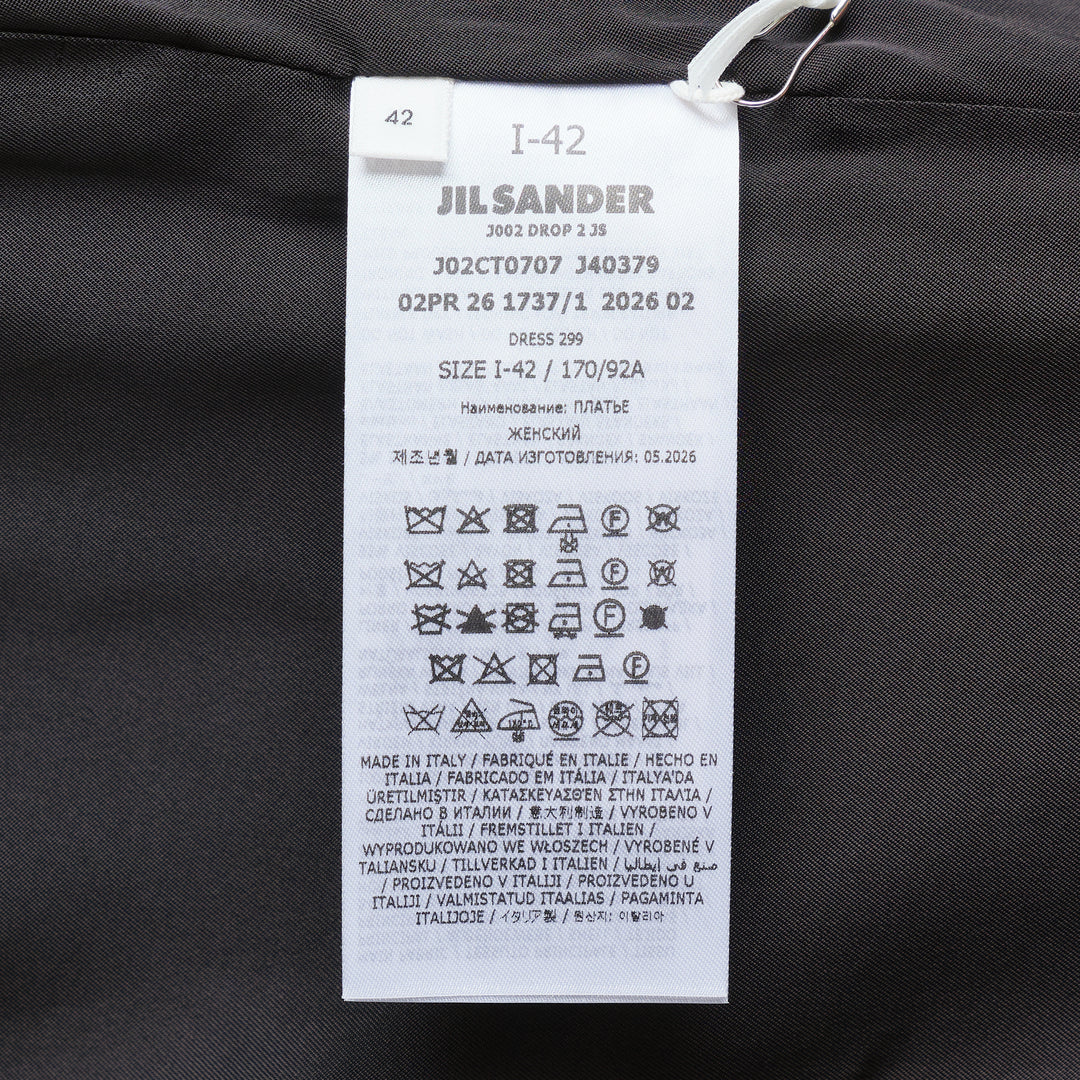Fluid Wool Sheath Dress