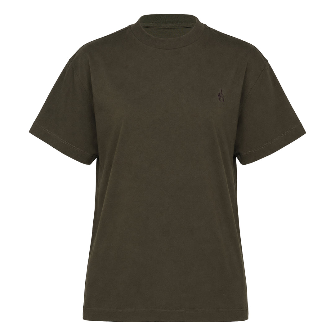 Organic Short Sleeve Embroidered Tee