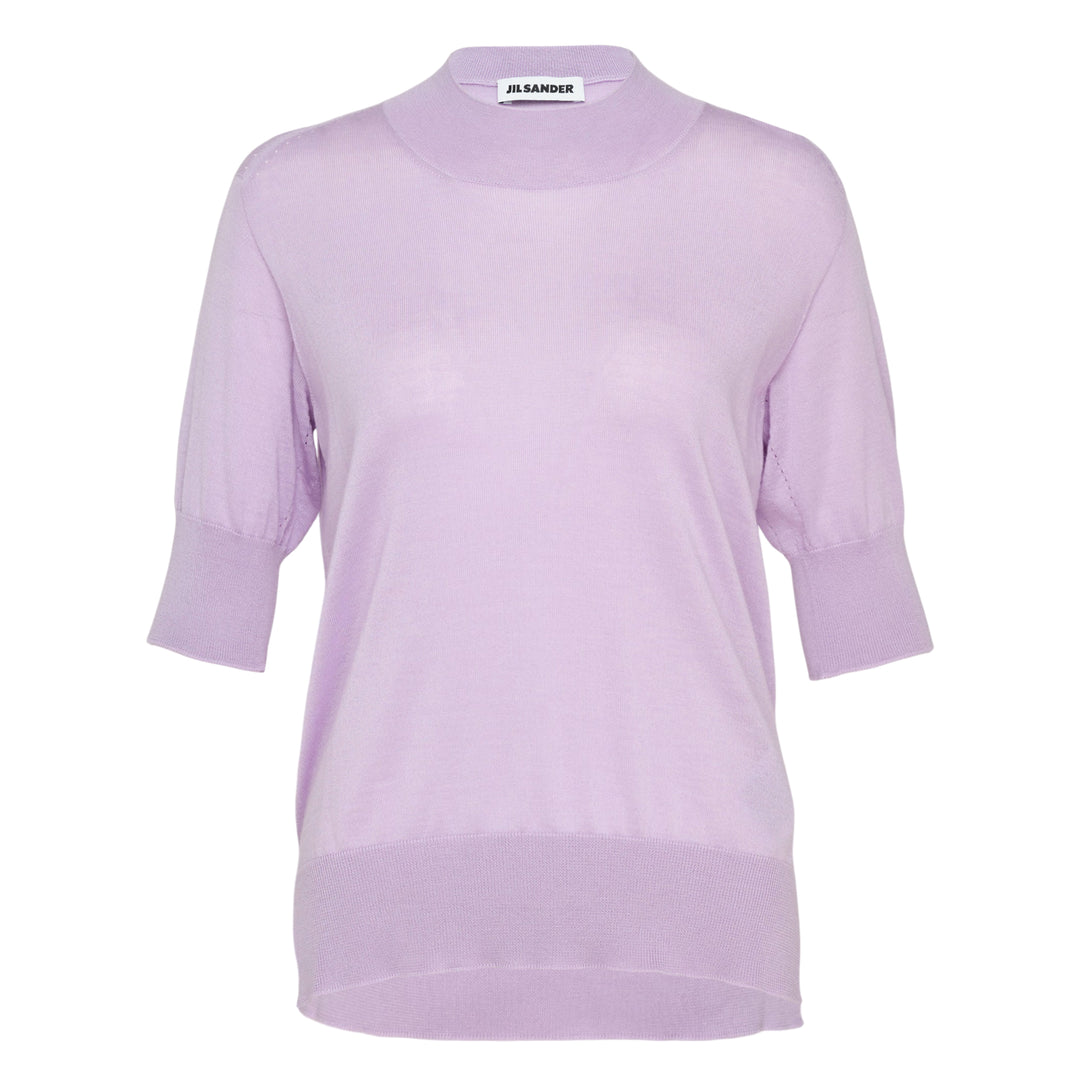Superfine Cashmere Mock Neck Sweater