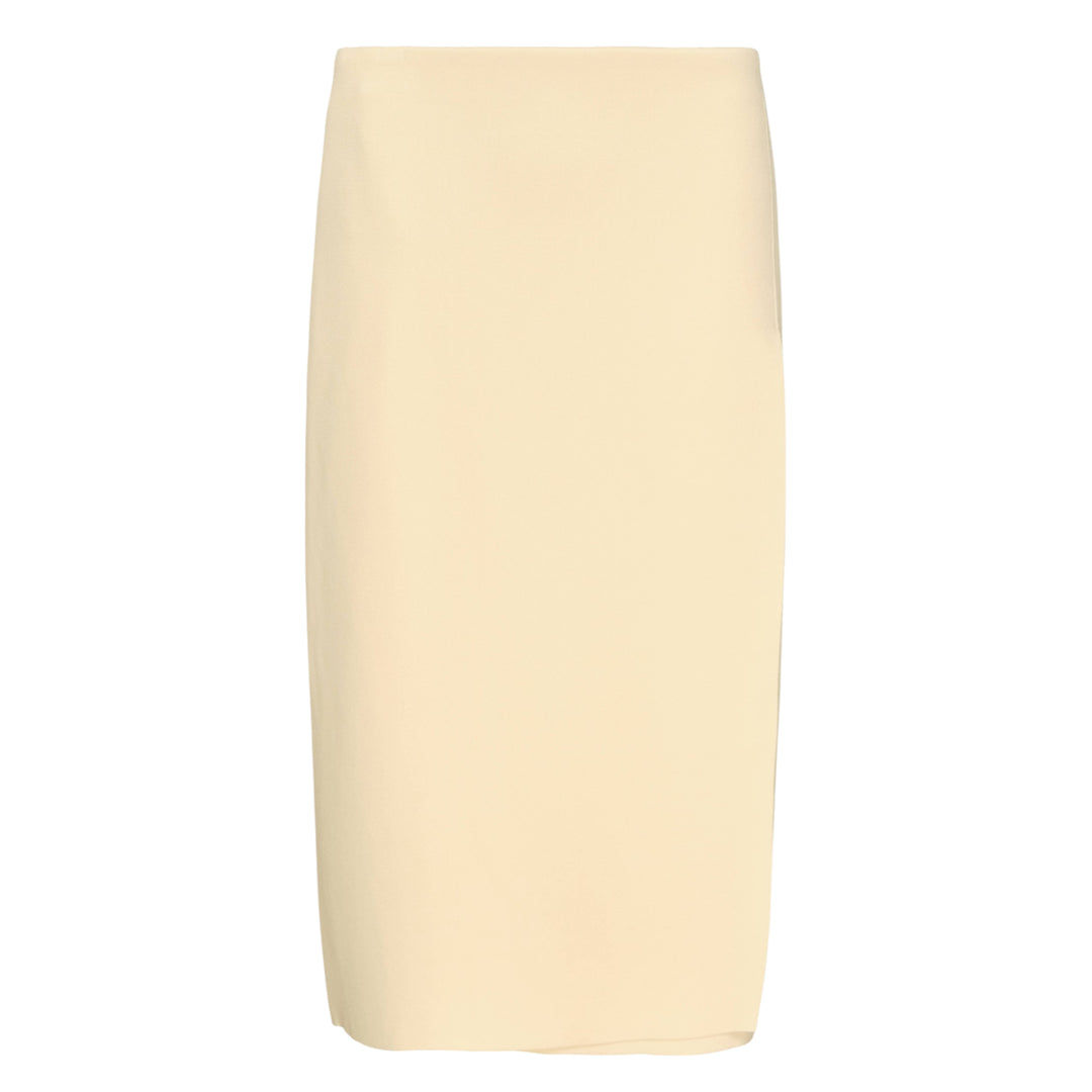 Mid Calf Double Face Wrap Skirt