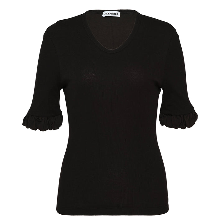 Short Sleeve Sheer Cotton Top