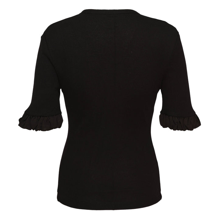Short Sleeve Sheer Cotton Top