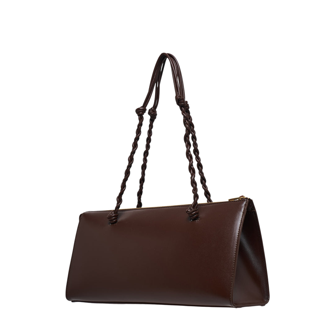 Tangle Knot Leather Shoulder Bag