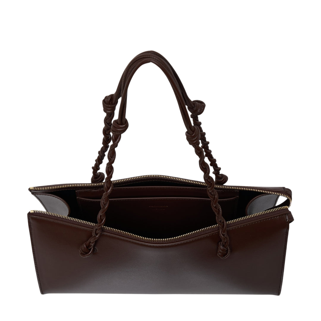 Tangle Knot Leather Shoulder Bag