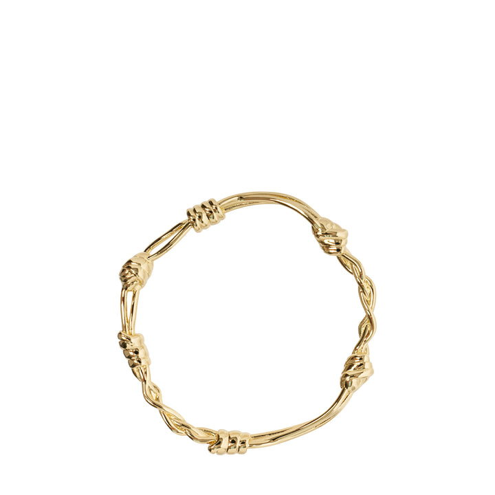 Eco Brass Knot Bangle