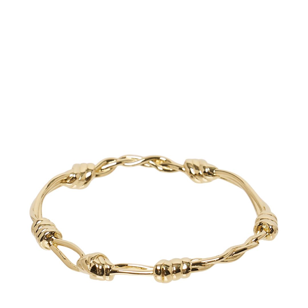 Eco Brass Knot Bangle