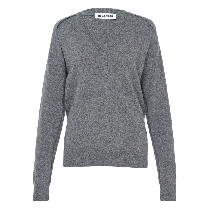 V-Neck Long Sleeve Jumper
