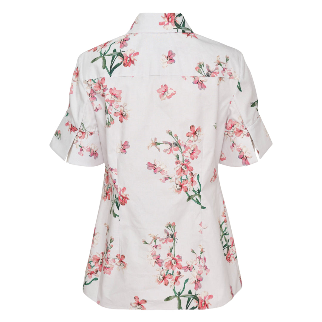 Floral Cotton Short Sleeve Shirt
