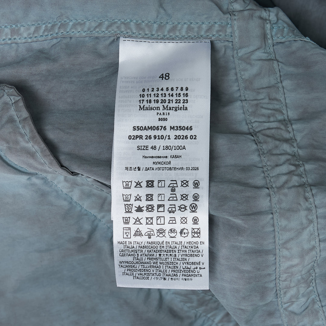 Treated Cotton Nylon Parka Coat