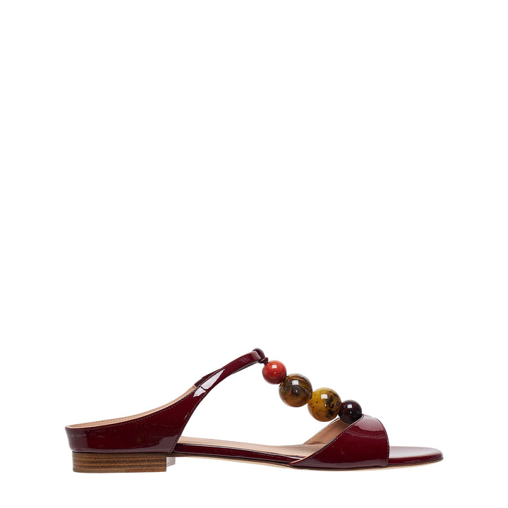 Lena Patent Flat Sandals