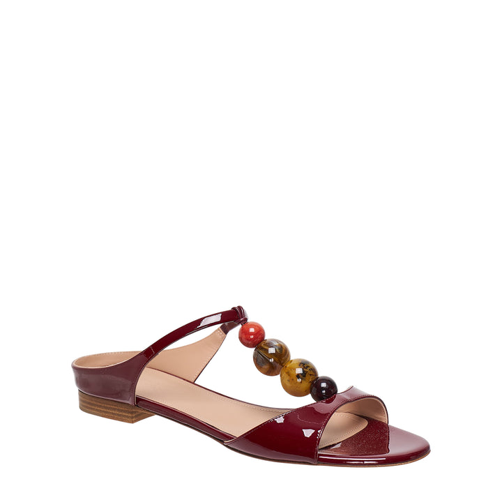Lena Patent Flat Sandals