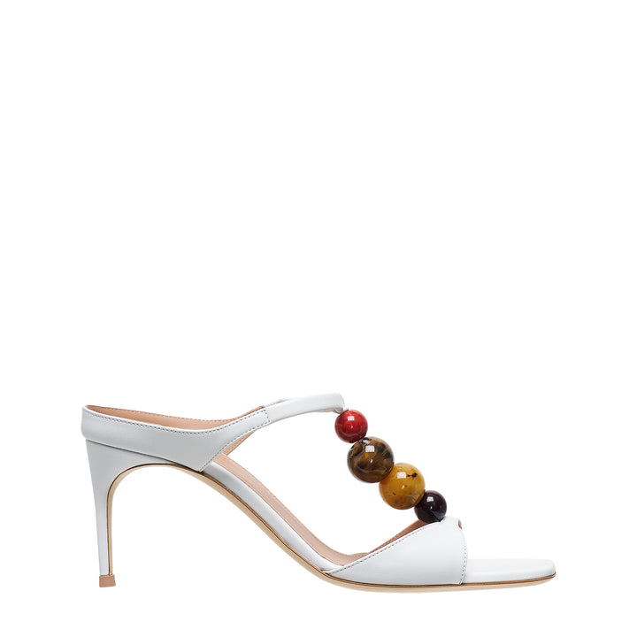 Lena 70 Beaded Mule Heels