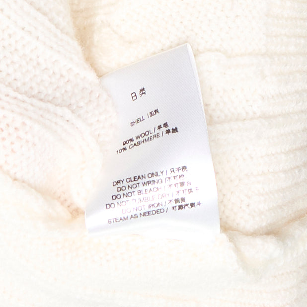 Cable Knit Cardigan Vest