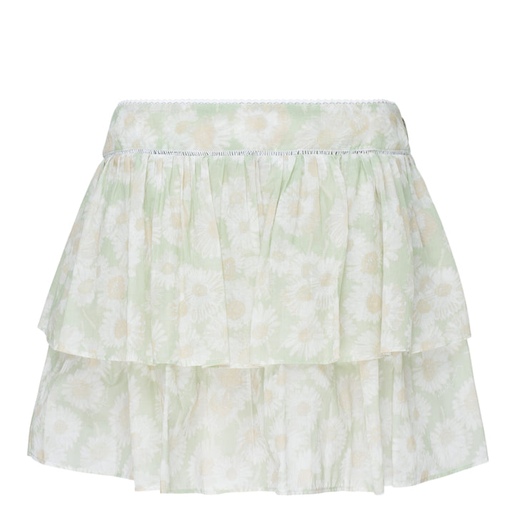 Daisy Print Mini Skirt