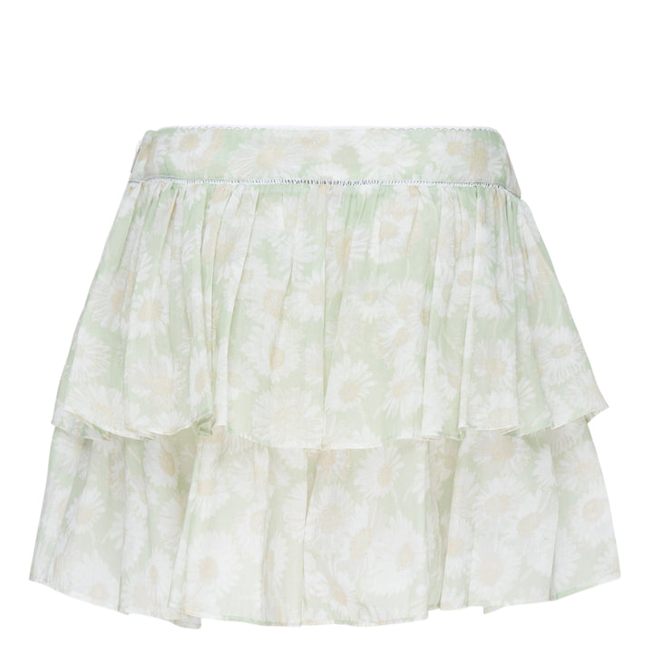 Daisy Print Mini Skirt