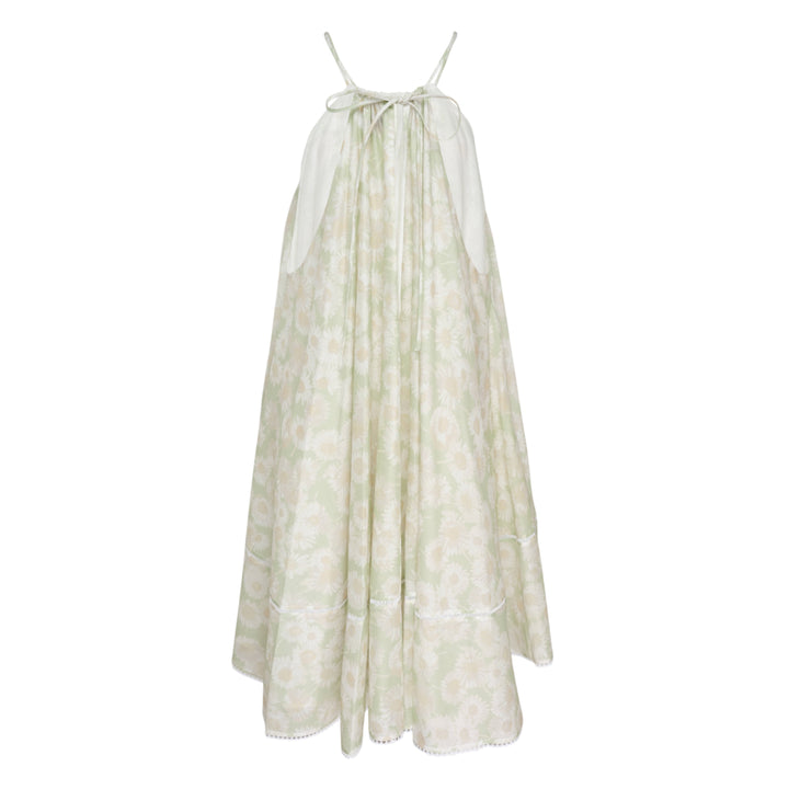 Daisy Print Halterneck Dress
