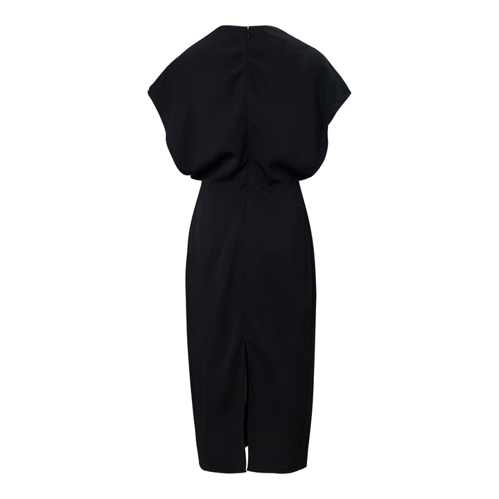 V-Neck Midi Dress