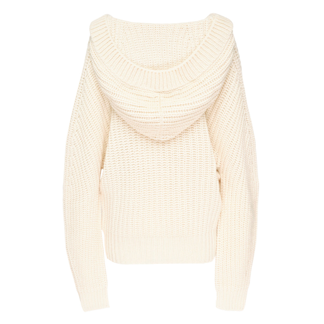 Recycled Cashmere Rib Cardigan
