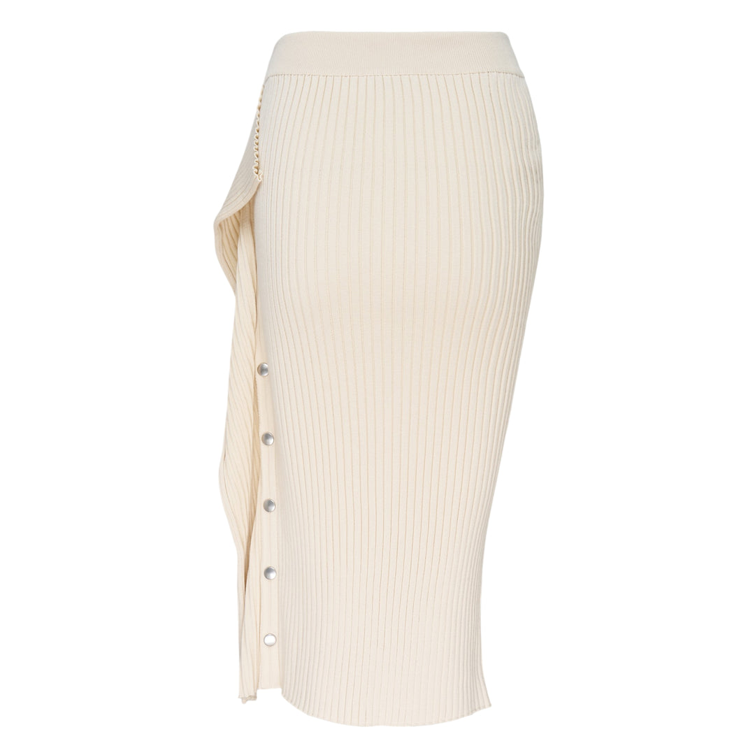 Detailed Textured Knit Skirt