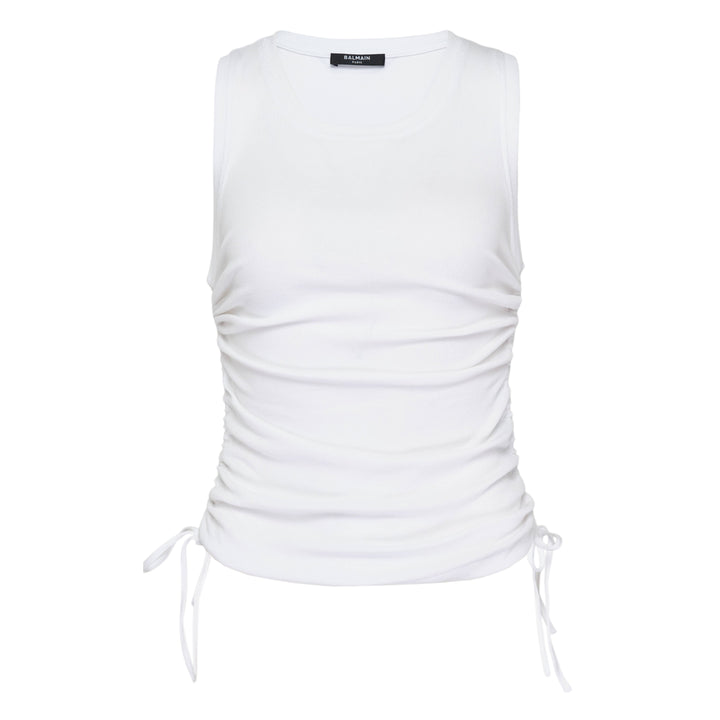 Jersey Draped Tank Top