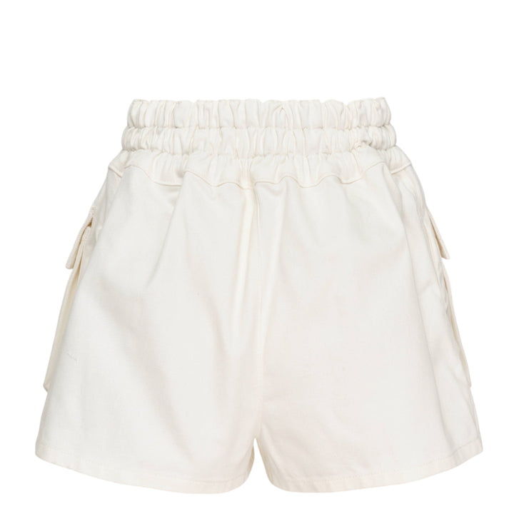 White Denim Cargo Shorts