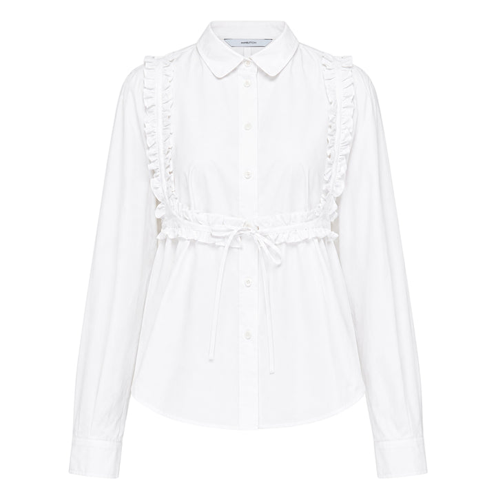 Bra Detail Cotton Shirt
