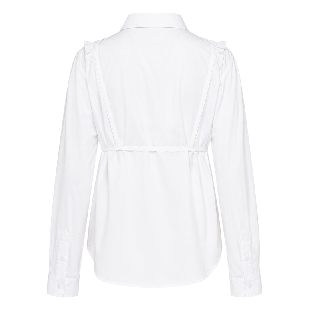 Bra Detail Cotton Shirt