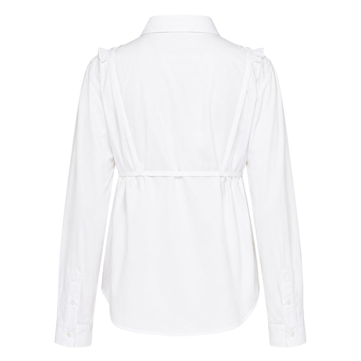 Bra Detail Cotton Shirt
