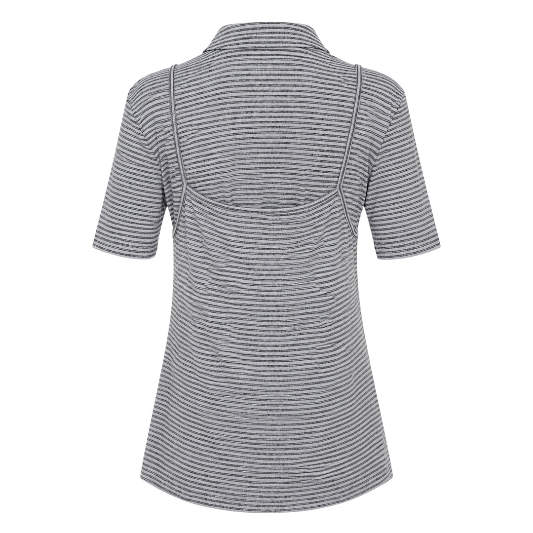Stripe Layered Slip Polo